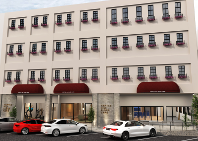 new elder care in kulai, facade